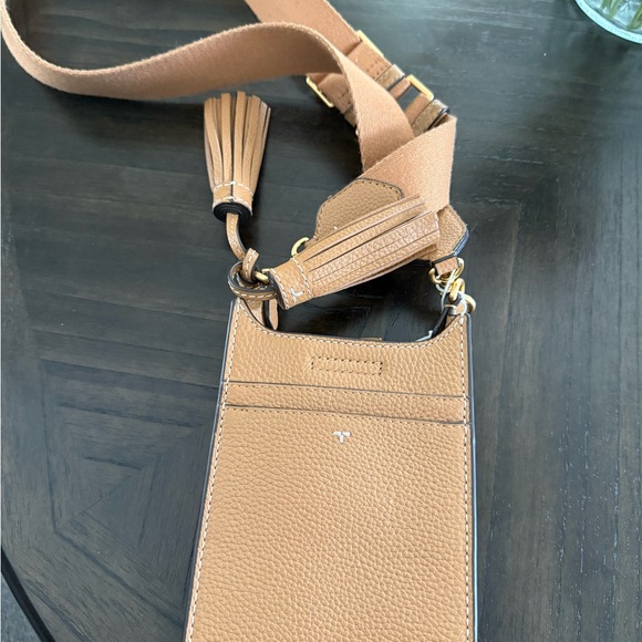 Tory Burch Camel Crossbody Phone Pouch - Picture 2 of 2